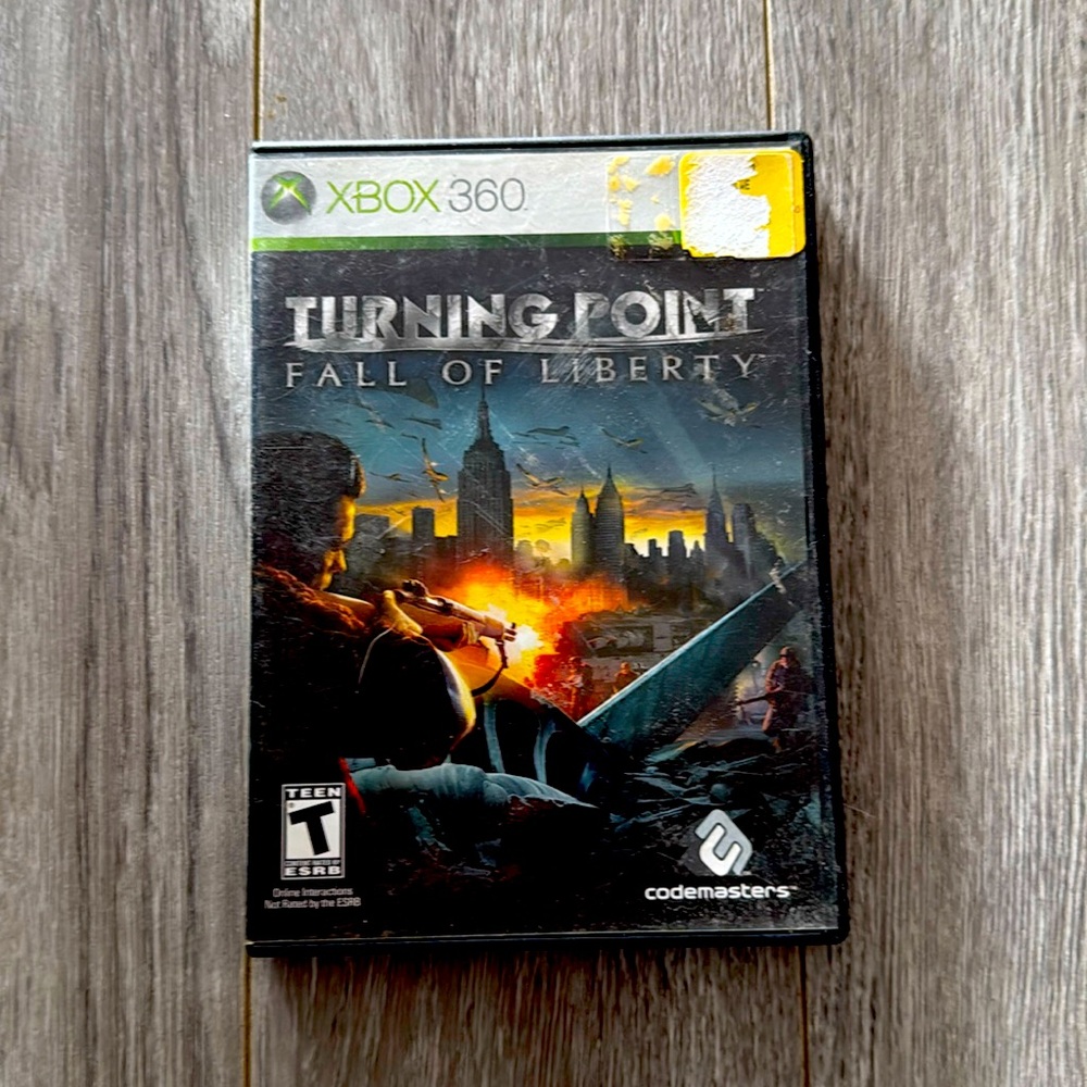 Xbox360 Turning Pointt Fall of Liberty video game